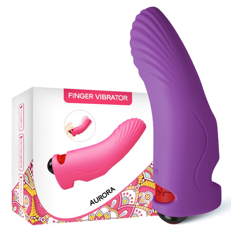 Aurora Finger Vibrator-Purple