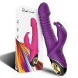 Zing Rotating Thrusting Rabbit Vibrator - Purple