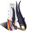 Gina G-Spot & Clit Flickering Tongue Vibe-Navy