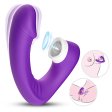 Clit Licking G-spot Vibrator - Purple