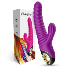 Eternity Silicone Rabbit Vibrator - Purple
