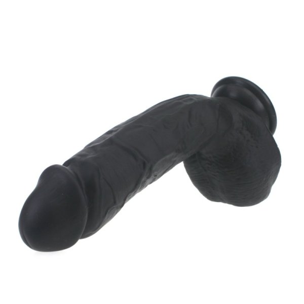 Realistic Angled Silicone Dildo - 8.7"