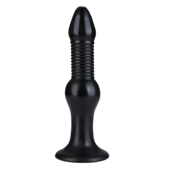 Extra-Large Bulbous Ridged Butt Plug - 11 inch