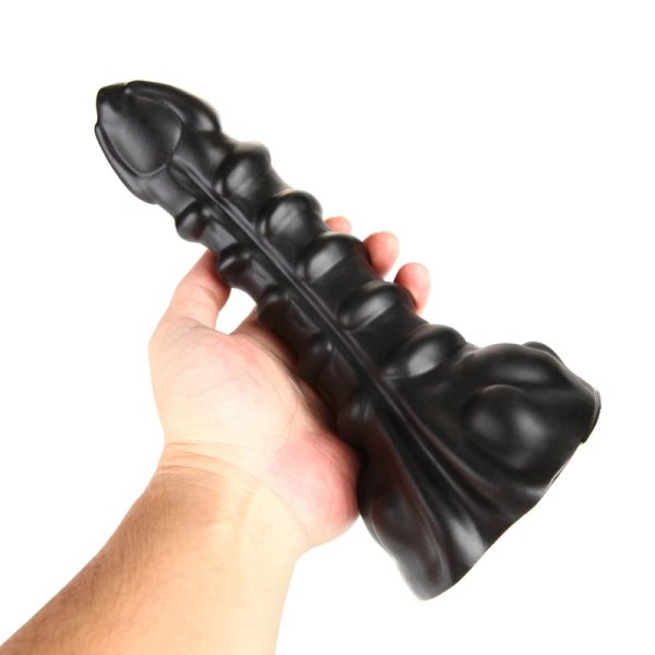 Ribbed Anal Dildo