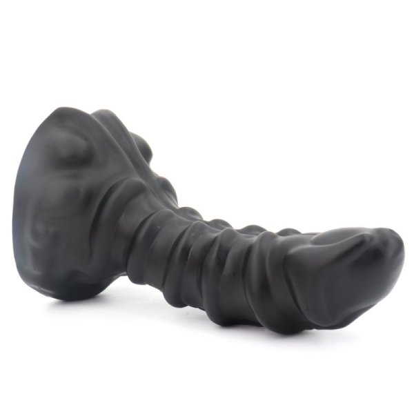 Ribbed Anal Dildo