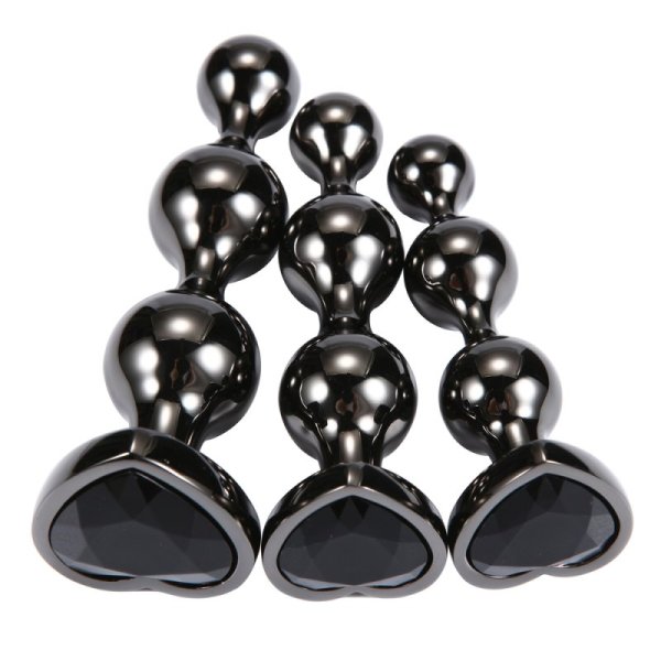 Secret Shine Booty Heart Jewelle Anal Beads