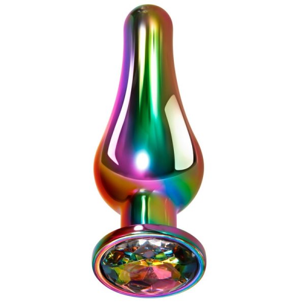 Secret Shine Metal Butt Plug Rainbow