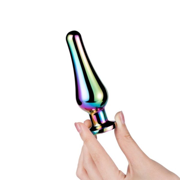 Secret Shine Metal Butt Plug Rainbow