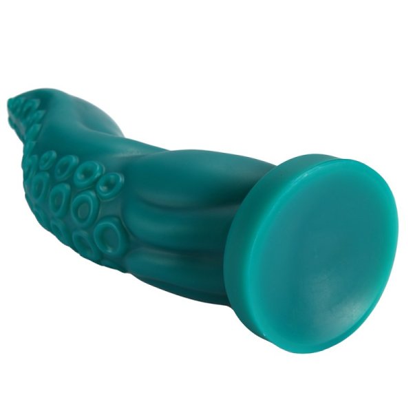 Tentacle Dildo with Octopus Sucker In Green