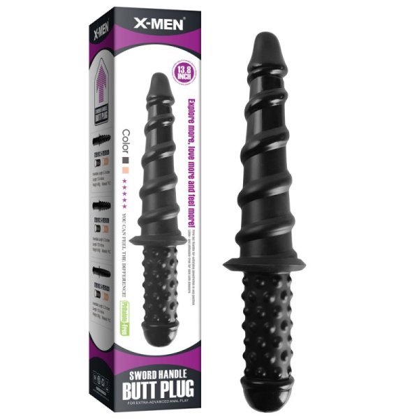 Swirl Ridge 13.8 inch Thruster Dildo