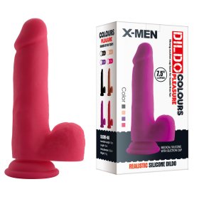 X-Men Straight Skin-Textured Silicone Dildo