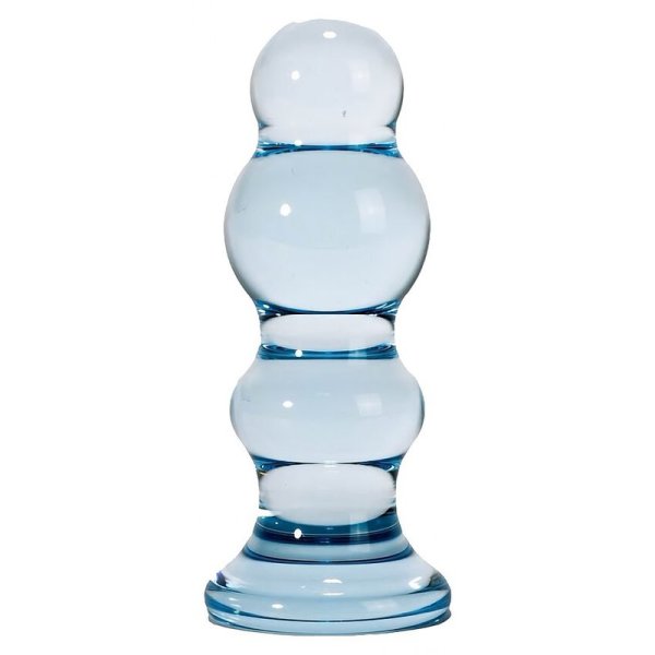 Ripple Rim Acrylic Butt Plug