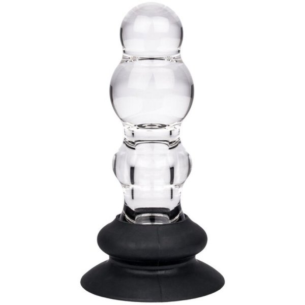 Ripple Rim Acrylic Butt Plug