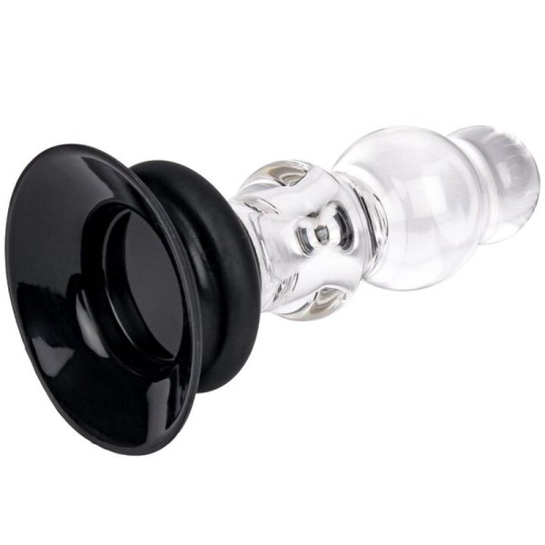 Ripple Rim Acrylic Butt Plug
