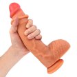 Double Layer 9.8 inch Lifelike Silicone Dildo