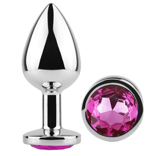 Metal Butt Plugs with Crystal Diamond