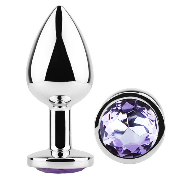 Metal Butt Plugs with Crystal Diamond