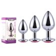 Metal Butt Plugs with Crystal Diamond