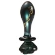 Rose Glass Anal Plug