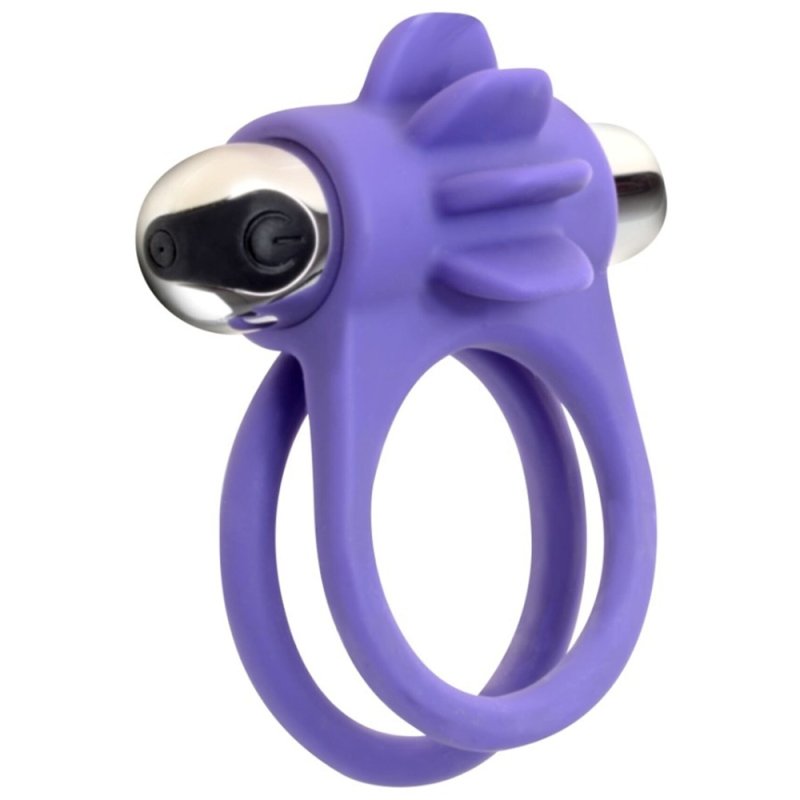 Clitoris Stimulating Silicone Vibrating Penis Ring